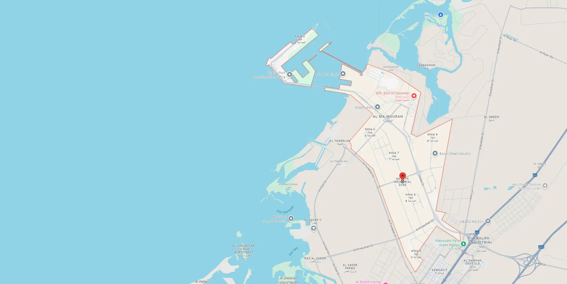 khalifa industrial zone