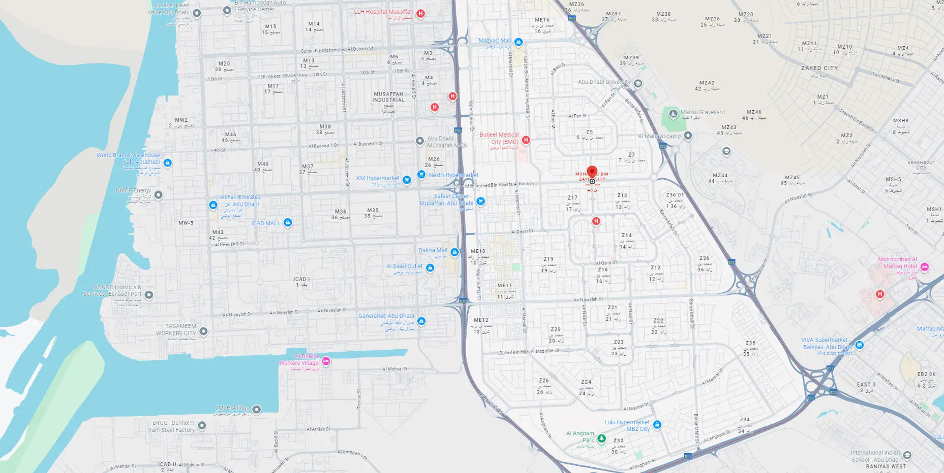 mohamed bin zayed city